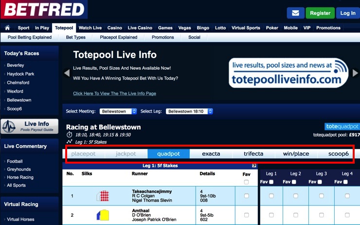 Betfred's Totepool