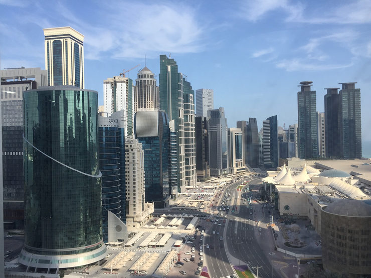 Skyscrapers in Doha Qatar