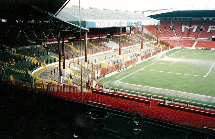 Manchester United's Old Trafford Stadium in 1992