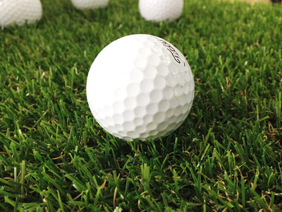 Golf Balls on Grass