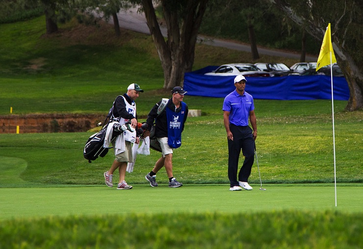 Tiger Woods at the Farmers Insurance Open