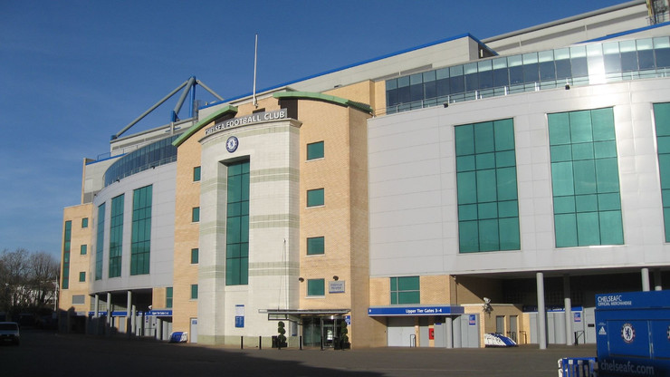 Exterior View of Chelsea's Stamford Bridge