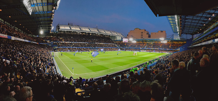 Chelsea's Stamford Bridge Before a Match