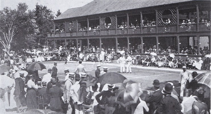 US Open Semi Final 1890 Between Oliver Campbell and Bob Huntingdon
