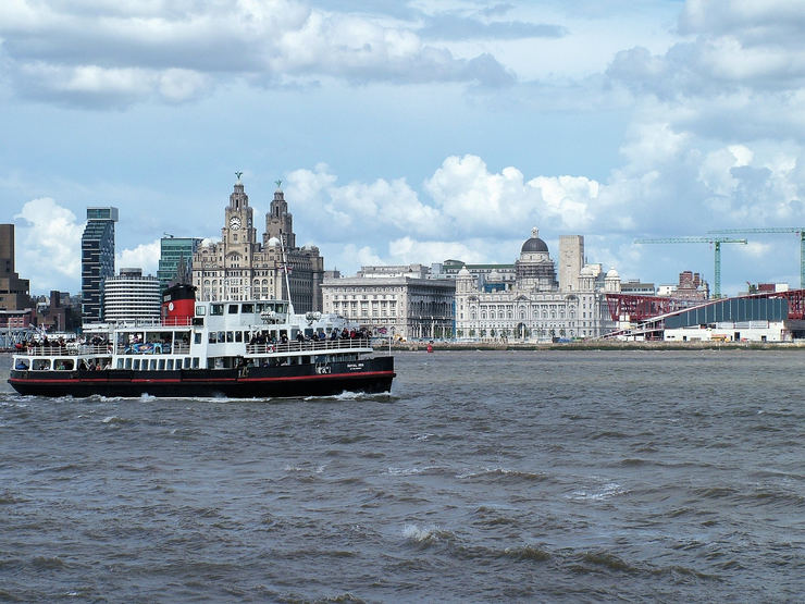 River Mersey in Liverpool