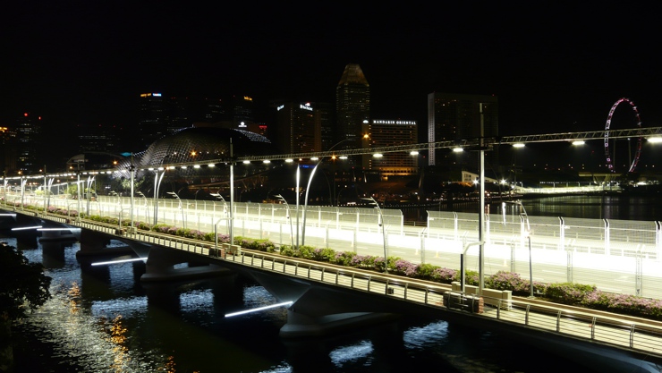 Singapore's Marina Bay Street Circuit, Esplanade Stretch
