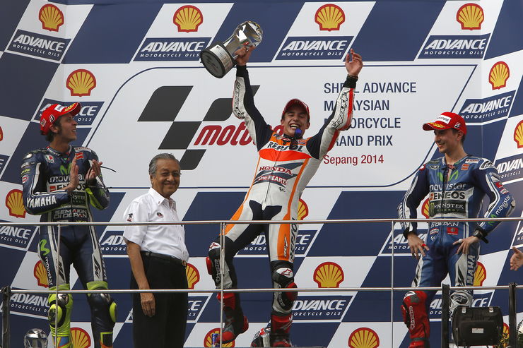 Malaysian MotoGP 2014 Podium