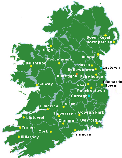 Irish Racecourse Map