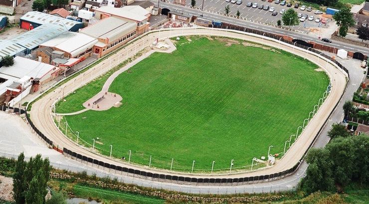 Kinsley Greyhound Stadium track