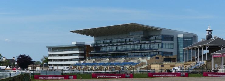 Doncaster grandstand, home of the St Leger Stakes